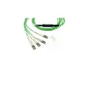 Šviesolaidinis kabelis BlueOptics SFP5141GU7.5MKB MPO 4x LC OM5 7,5 m žaliosios citrinos spalvos