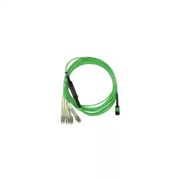 Šviesolaidinis kabelis BlueOptics SFP5141GU7.5MKB MPO 4x LC OM5 7,5 m žaliosios citrinos spalvos