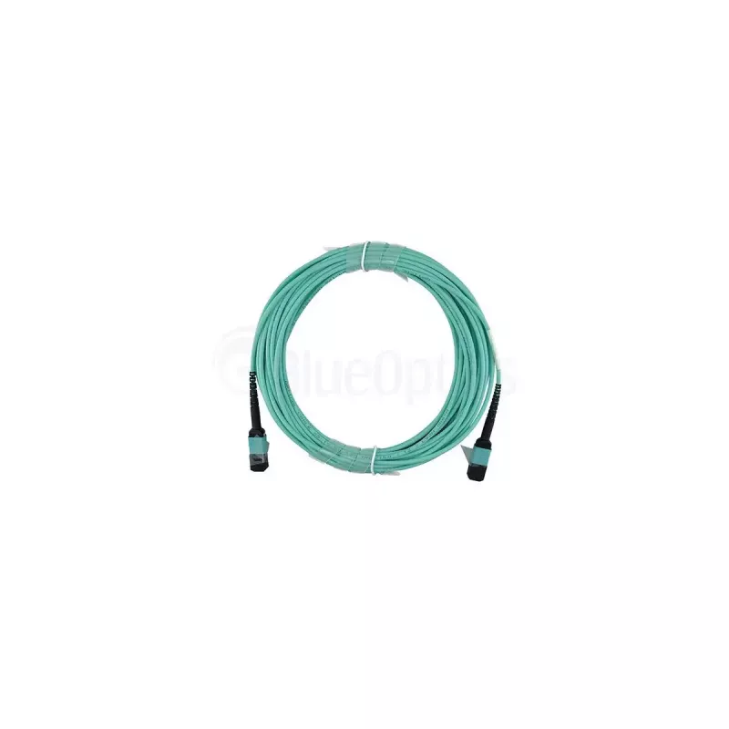 Šviesolaidinis kabelis BlueOptics SFP5252EU30MKB MPO OM3 30 m mėtinės spalvos