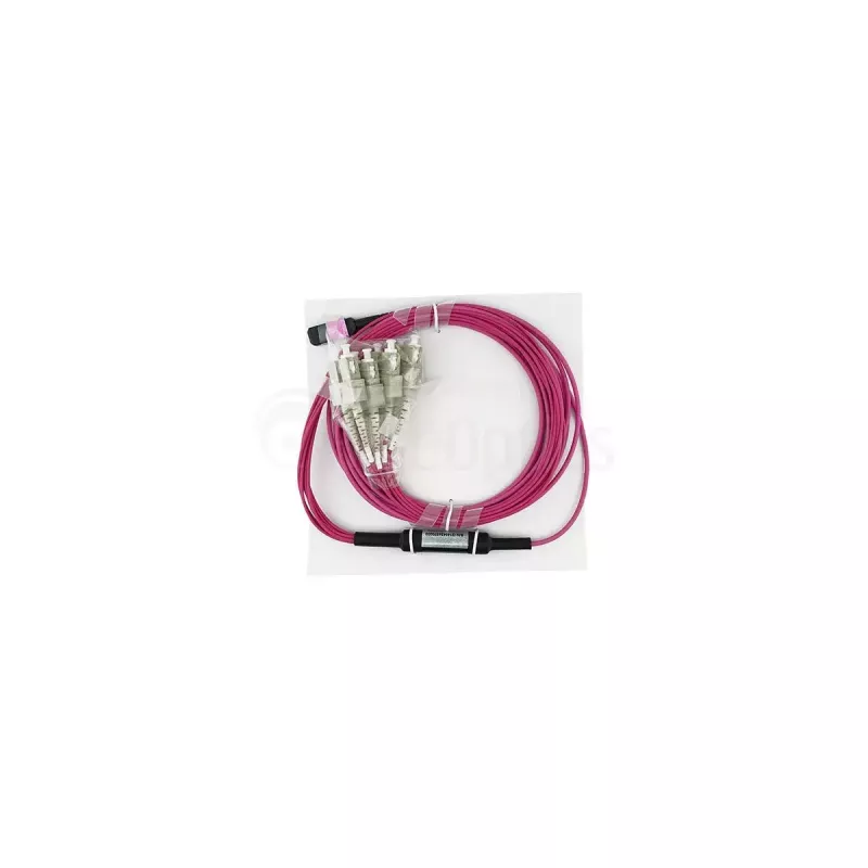 Šviesolaidinis kabelis BlueOptics SFP6142FU2MKB MTP 4x SC OM4 2 m violetinis