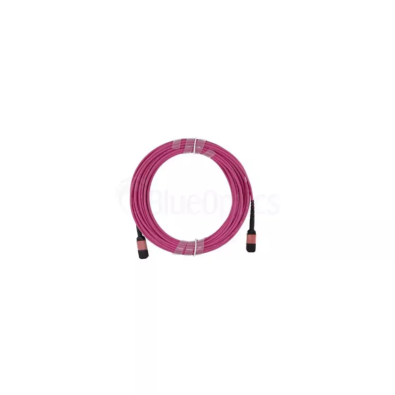 Šviesolaidinis kabelis BlueOptics SFP6262FU50MKB MTP OM4 50 m rožinis