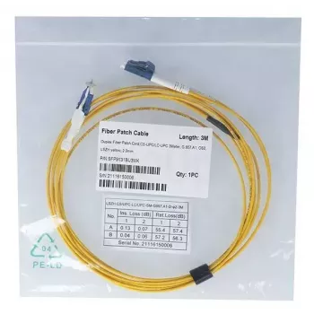 Šviesolaidinis kabelis BlueOptics SFP9131BU5MK CS LC OS2 5 m Geltonas