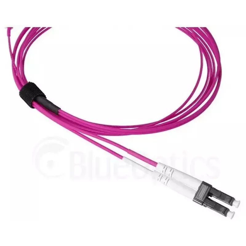 Šviesolaidinis kabelis BlueOptics SFP9231FU1MK MDC LC OM4 1 m Purpurinis