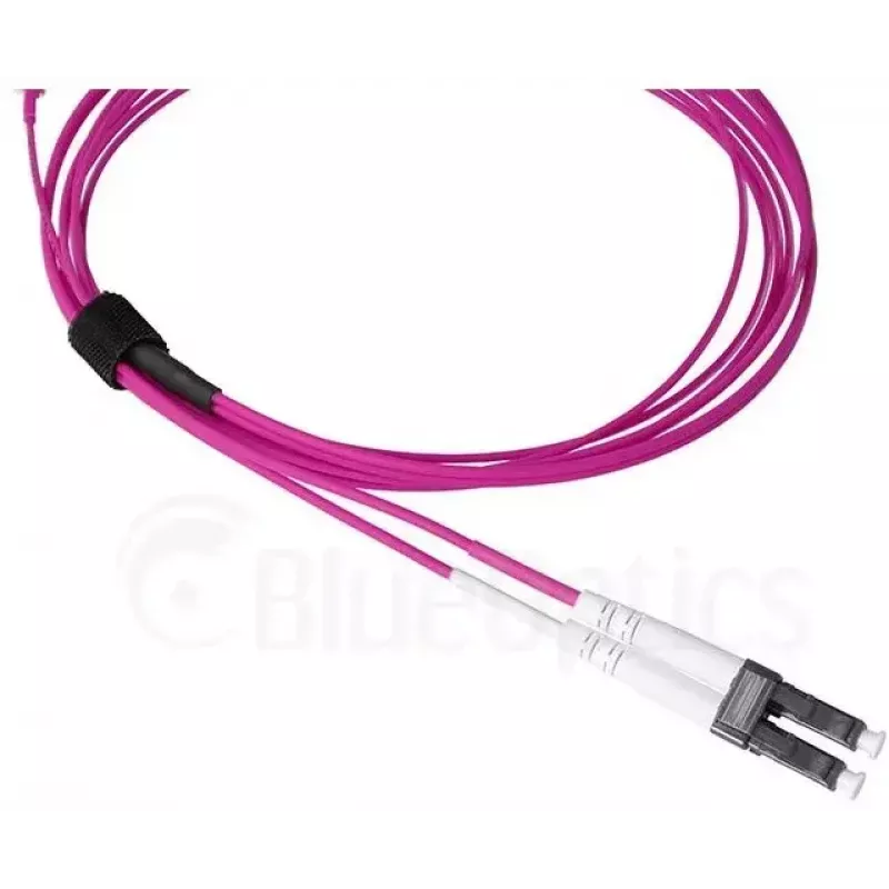 Šviesolaidinis kabelis BlueOptics SFP9331FU10MK SN LC OM4 10 m Violetinis