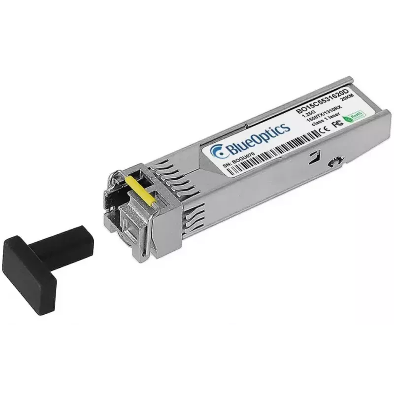 BlueOptics SFP-BXD53-20KM-F5-BO tinklo siųstuvo-imtuvo modulis Šviesolaidinis 1250 Mbit/s