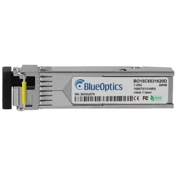 Šviesolaidinis SFP siųstuvo-imtuvo modulis BlueOptics SFP-BXD53-20KM-MR-BO 1250 Mbit/s