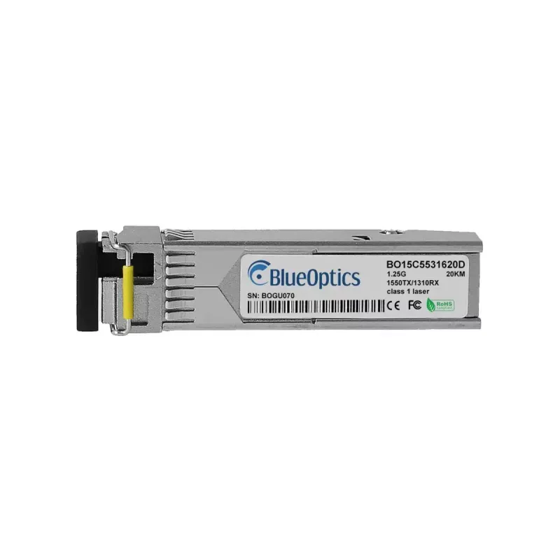 SFP siųstuvo-imtuvo modulis BlueOptics SFPGLX20B15-BO 1250 Mbit/s Sidabrinis