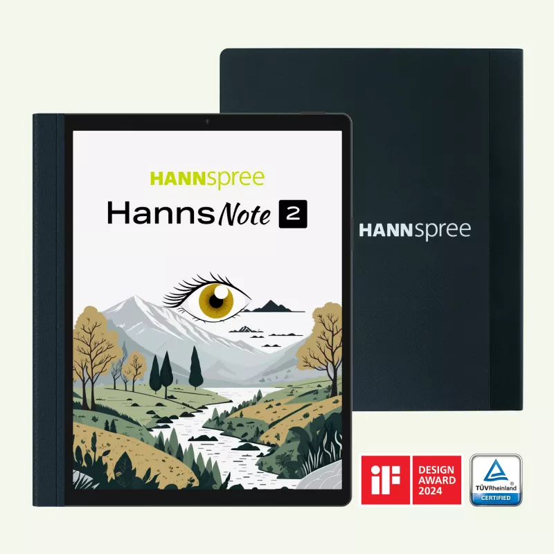 Hannspree HannsNote2 el. knygų skaitytuvė su jutikliniu ekranu 64 GB „Wi-Fi“ juoda
