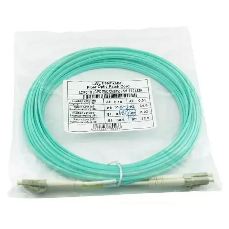 BlueOptics SRCABLE20M-BO InfiniBand šviesolaidinis kabelis 20 m LC Smėlinis
