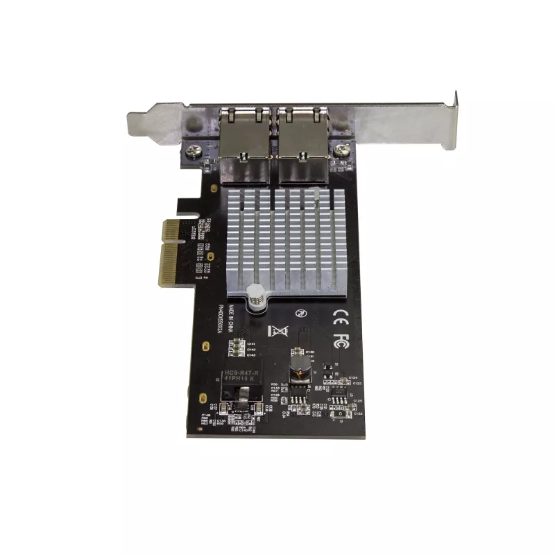 „StarTech.com“ dviejų prievadų 10G PCIe tinklo adapterio kortelė – „Intel-X550AT“ 10GBASE-T ir NBASE-T PCI Express tinklo sąsajos adapteris 10/5/2.5/1GbE kelių gigabitų eterneto 5 greičių NIC LAN kortelė