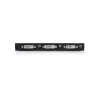 StarTech.com 2 prievadų DVI vaizdo skirstytuvas su garsu, DVI, 2x DVI, 1920 x 1200 pikseliai, Juoda, Aliuminis, 10 m