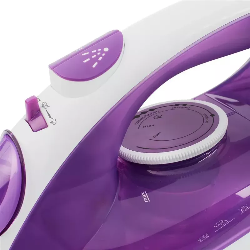 Sausas ir garinis lygintuvas Tristar ST-8350, keraminis padas, 2200 W, violetinis