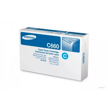 Samsung CLP-C660B didelio našumo žydra dažų kasetė, 2000 puslapių, žydra, 1 vnt.