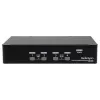 StarTech.com 4 prievadų USB DisplayPort KVM jungiklis su garsu, 3840 x 2400 pikselių, juoda