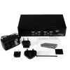 StarTech.com 4 prievadų USB DisplayPort KVM jungiklis su garsu, 3840 x 2400 pikselių, juoda