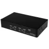 StarTech.com 4 prievadų USB DisplayPort KVM jungiklis su garsu, 3840 x 2400 pikselių, juoda