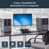 StarTech.com 4 prievadų USB DisplayPort KVM jungiklis su garsu, 3840 x 2400 pikselių, juoda