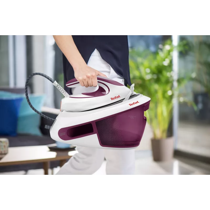 Tefal Express Anti-Calc SV8054 2800 W 1,8 L Durilium padas Violetinė, Balta