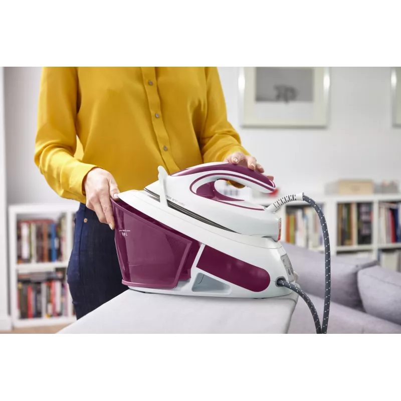Tefal Express Anti-Calc SV8054 2800 W 1,8 L Durilium padas Violetinė, Balta
