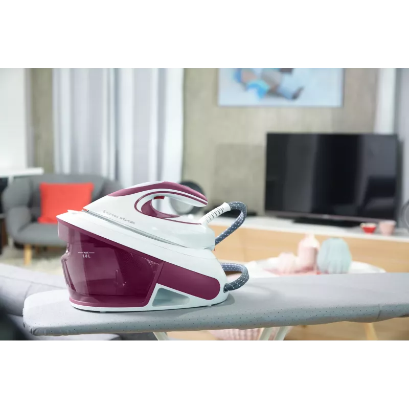 Tefal Express Anti-Calc SV8054 2800 W 1,8 L Durilium padas Violetinė, Balta