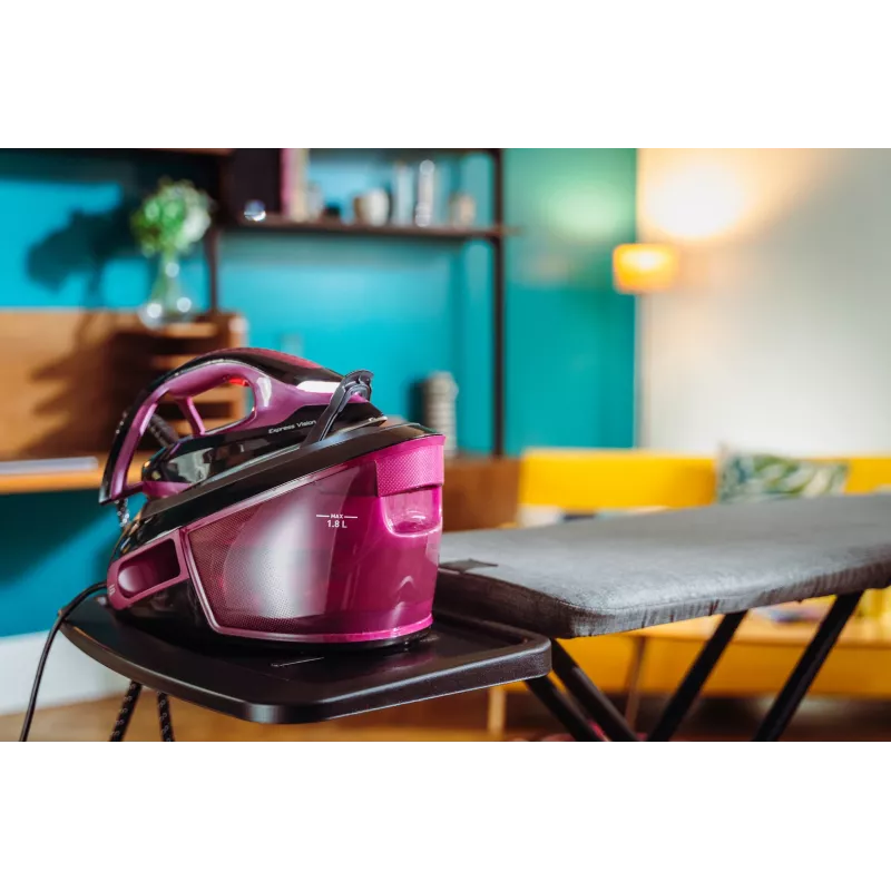 Tefal Express Vision SV8152 2800 W 1,8 L Durilium AirGlide Autoclean padas Violetinė, Juoda