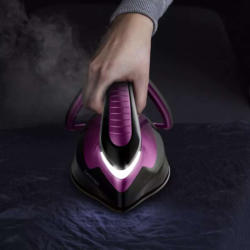 Tefal Express Vision SV8152 2800 W 1,8 L Durilium AirGlide Autoclean padas Violetinė, Juoda