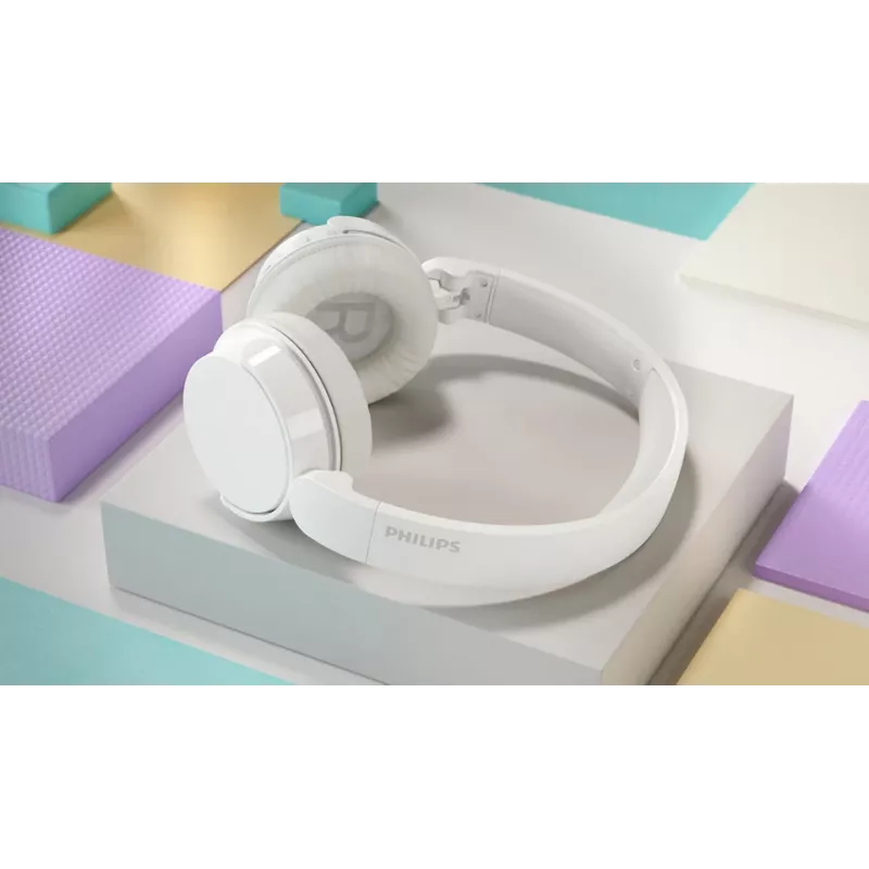 Philips 4000 serijos TAH4209WT/00 ausinės / ausinių rinkinys Belaidės Ant galvos Skambučiai/Muzika Bluetooth Baltos