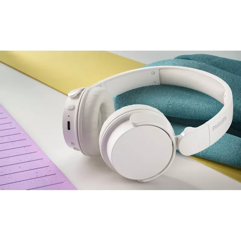 Philips 4000 serijos TAH4209WT/00 ausinės / ausinių rinkinys Belaidės Ant galvos Skambučiai/Muzika Bluetooth Baltos