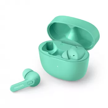 Philips 2000 serijos TAT2206GR/00 ausinės / ausinių rinkinys True Wireless Stereo (TWS) Į ausį Skambučiai / Muzika Bluetooth Turkio spalvos