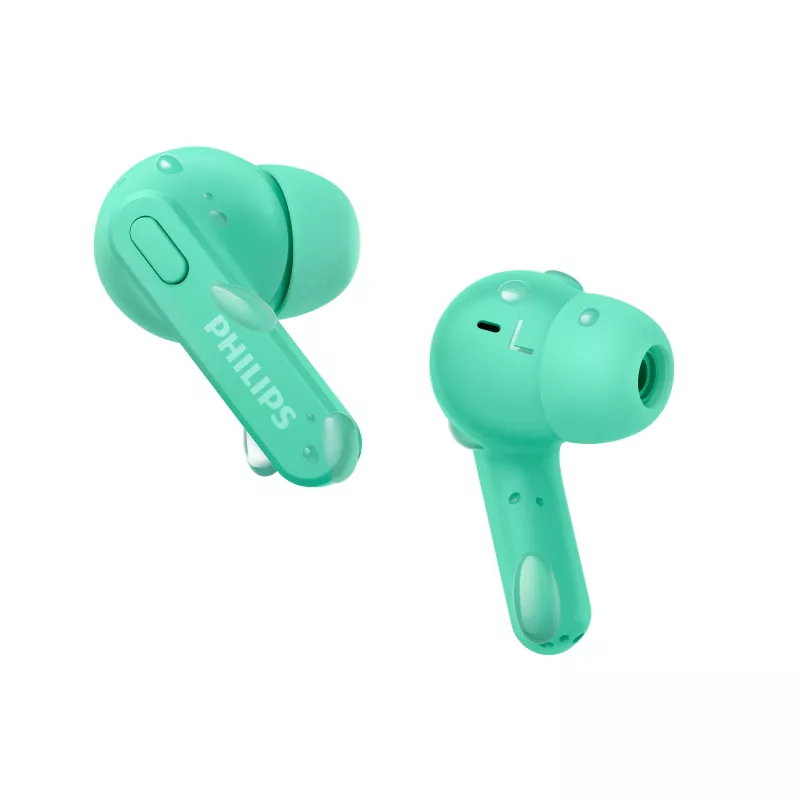Philips 2000 serijos TAT2206GR/00 ausinės / ausinių rinkinys True Wireless Stereo (TWS) Į ausį Skambučiai / Muzika Bluetooth Turkio spalvos