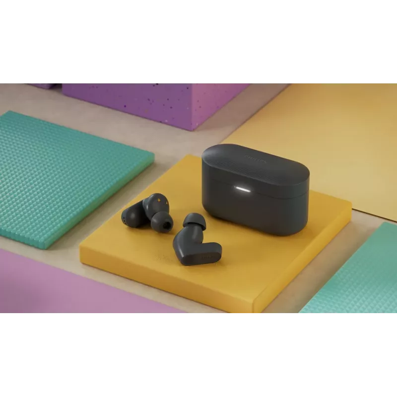 Philips 3000 serijos TAT3509GY/00 ausinės / ausinių rinkinys „True Wireless Stereo“ (TWS) Į ausį Skambučiai / Muzika Bluetooth Pilka