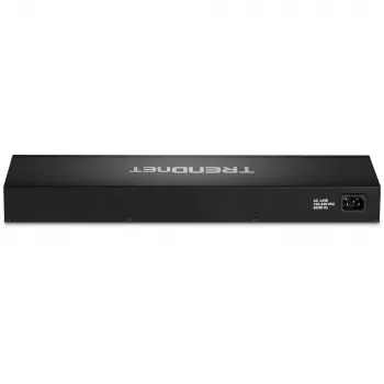 Switch Trendnet TEG-30262 v1.0R Gigabit Ethernet 24 Portai 1U Juoda