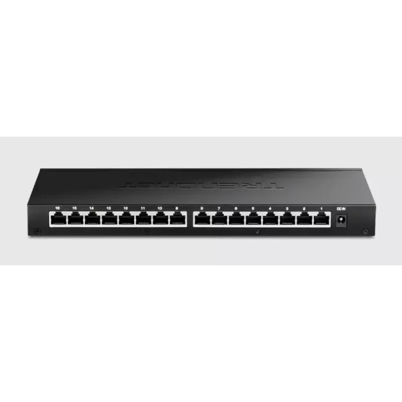 Nevaldomas jungiklis Trendnet TEG-S3160 16 prievadų 2.5G Ethernet stalinis juodas