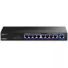 TRENDnet TEG-S591 nevaldomas 8 prievadų 2,5G Ethernet jungiklis, 100/1000/2500, 60 Gbit/s, MAC lentelė 4000, montuojamas ant sienos
