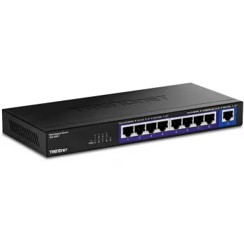 TRENDnet TEG-S591 nevaldomas 8 prievadų 2,5G Ethernet jungiklis, 100/1000/2500, 60 Gbit/s, MAC lentelė 4000, montuojamas ant sienos