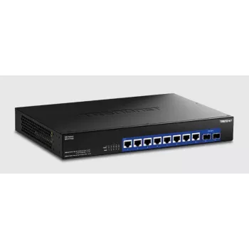 Nevaldomas jungiklis Trendnet TEG-S7102 10G Ethernet 8 prievadų juodas