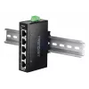 Tinklo jungiklis TRENDnet TI-ELC50 Nevaldomas 5 prievadų Fast Ethernet (10/100), 9,6–60 V, montavimas ant sienos/DIN bėgio