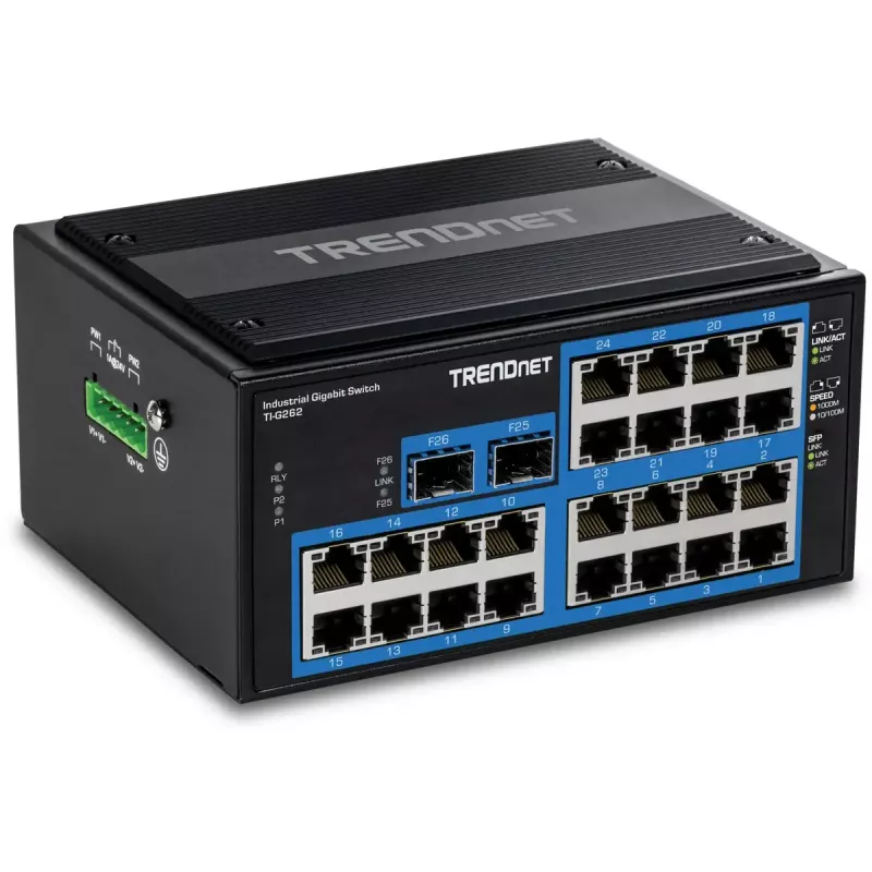 Tinklo jungiklis Trendnet TI-G262 24 prievadai 52 Gbit/s