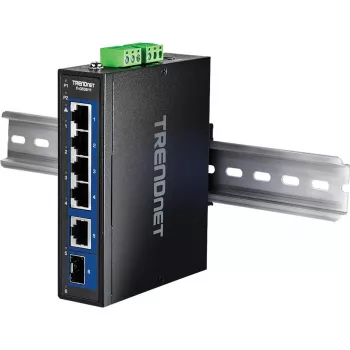 Trendnet TI-G50611 pramoninis nevaldomas 6 prievadų 2.5G eterneto komutatorius su 10G SFP palaikymu