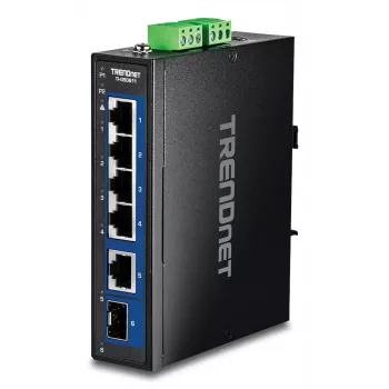 Trendnet TI-G50611 pramoninis nevaldomas 6 prievadų 2.5G eterneto komutatorius su 10G SFP palaikymu