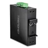 Nevaldomas Gigabit Ethernet jungiklis TRENDnet TI-G51SC, 4x RJ-45 10/100/1000, 10 Gbit/s talpa, 2000 MAC, 9–60 V, montuojamas ant sienos