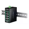 Nevaldomas Fast Ethernet PoE jungiklis TRENDnet TI-PELC80 — 8x 10/100 Mbps RJ-45, IEEE 802.3af/at, 48–56 V DC, montuojamas ant sienos