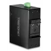 Nevaldomas Fast Ethernet PoE jungiklis TRENDnet TI-PELC80 — 8x 10/100 Mbps RJ-45, IEEE 802.3af/at, 48–56 V DC, montuojamas ant sienos