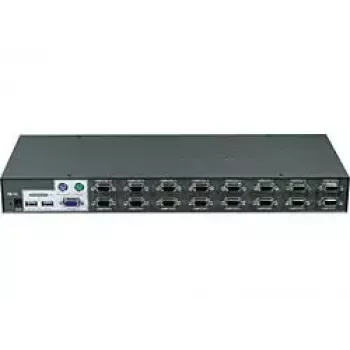 KVM jungiklis Trendnet TK-1603R 16 prievadų USB/PS/2 montuojamas į stovą