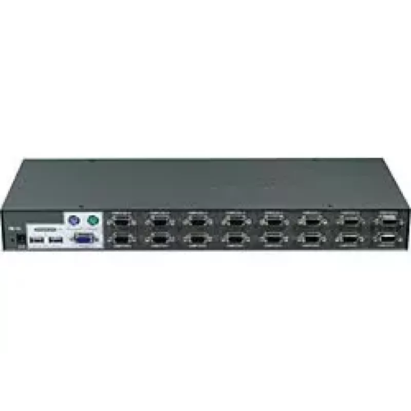 KVM jungiklis Trendnet TK-1603R 16 prievadų USB/PS/2 montuojamas į stovą
