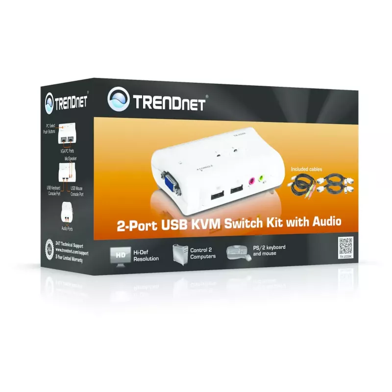 KVM jungiklis Trendnet TK-209K