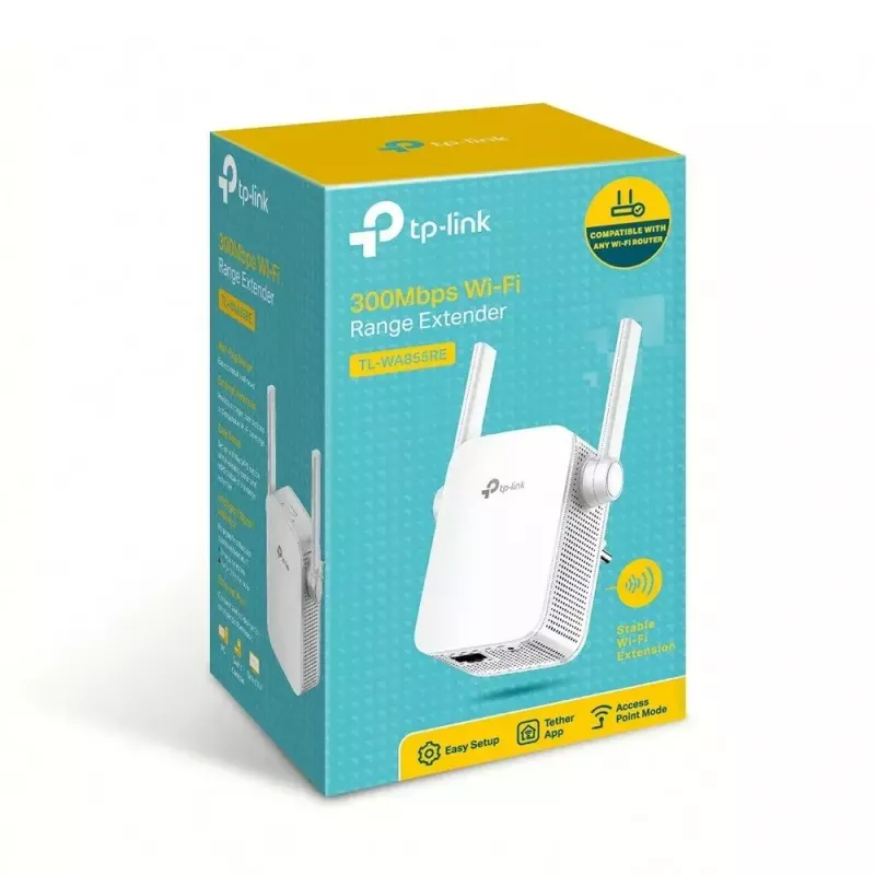 TP-LINK TL-WA855RE tinklo stiprintuvas Tinklo siųstuvas ir imtuvas Baltas