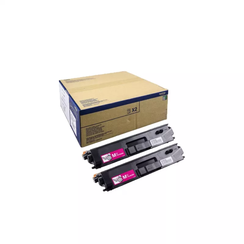 Tonerio kasetė Brother TN-900MTWIN Magenta, Originali, 2 vnt., lazerinis, išeiga 12000 puslapių