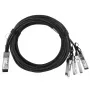 BlueLAN QSFP DAC SC253501K3M30 3m 4xSFP+ juodas