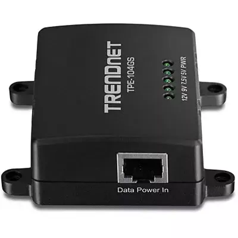 Tinklo skirstytuvas Trendnet TPE-104GS juodas, Power over Ethernet PoE